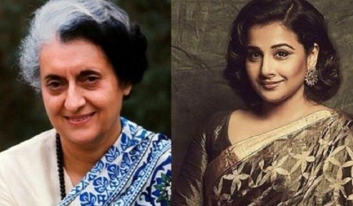 Indira Gandhi and Vidya Balan