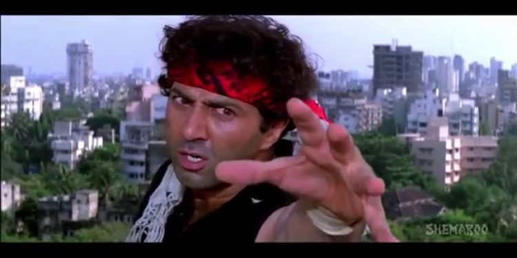 सनी देओल गुस्से में Sunny Deol Angry look in bollywood