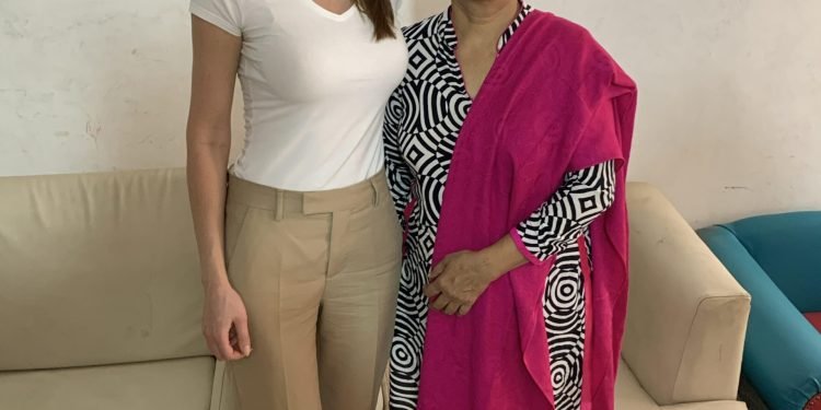 Miss World Bulgaria 2019 Margo Cooper visited to the Rescue foundation center