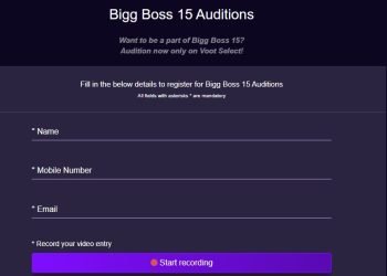 Bigg Boss 15 online registration form & audition 2021