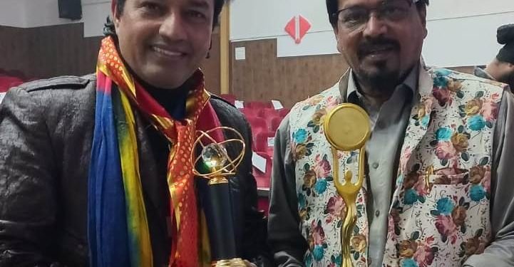 Raama Mehra honored with Best Actor Award by Global Taj International Film Festival