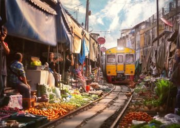 Railway Track Vegetable Market – क्या आपने देखा है इस अनोखे सब्जी मंडी को