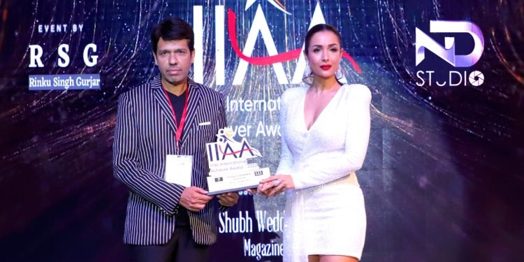 Shafeeq ur Rahman को IIAA Award Pink City द्वारा वर्ष 2022 के भारत के अग्रणी उद्यमी द्वारा सम्मानित किया गया