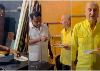 अनुपम खेर को मिला फिल्म में अच्छा रोल और साथ में फ्री डोसा; अनुराग बसु ने खिलाया अपने हाथो से