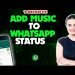 How to put song in whatsapp status