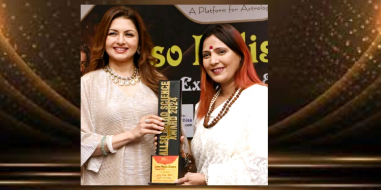 Astrologer Ritu Singh Honored with Astro Vastu Science Award 2024