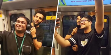 Kartik Aaryan boarded the Mumbai metro, beat the traffic