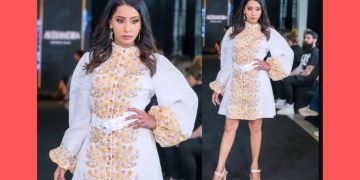 Shreyaa Sumi spotted at Los Angeles Fashion Week