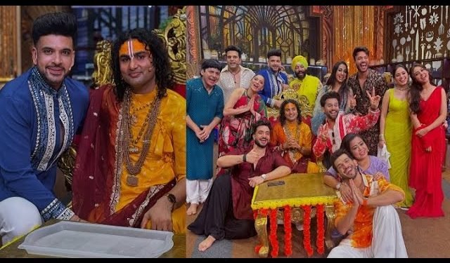 Shree Aniruddhacharya Maharaj seen on Laughter Chefs, famous on social media as Biscuit Baba