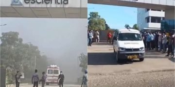 A terrible accident happened in Atchutapuram, Andhra Pradesh