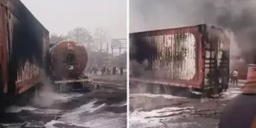 LPG Tanker Explosion in Jaipur Nine Killed, Dozens Injured