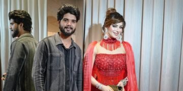 Urvashi Rautela and Indrajeet Singh