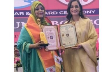 Dr. Sabiya Rahaman of Socialite Ayurveda Honoured by Dia Mirza