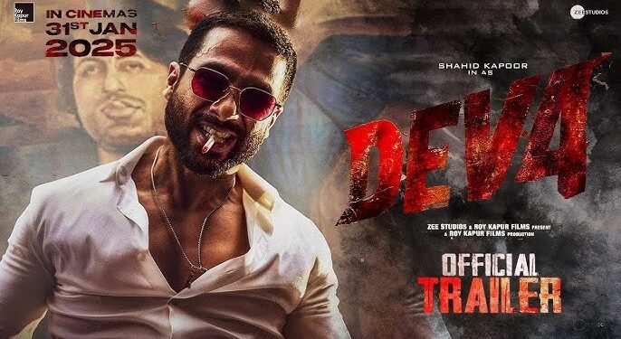 Shahid Kapoor’s Action-Packed Avatar in ‘Deva’ Teaser Released
