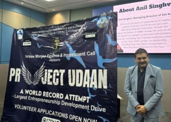Project Udaan Takes Flight Anil Singhvi Inspires Students at NMFIC’s Launch Event