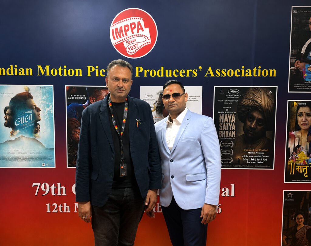 Sandip Patel with Director Shravan Tiwari