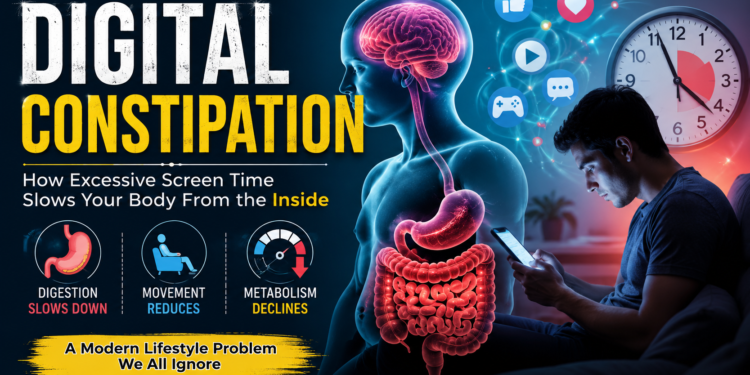 Digital Constipation: How Excessive Screen Time Slows Your Body From the Inside