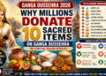 Why Millions Donate 10 Sacred Items on Ganga Dussehra — The Spiritual Reason Revealed
