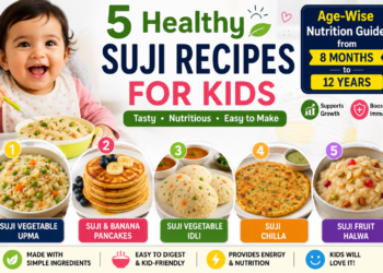 5 Healthy Suji Recipes for Kids: Age-Wise Nutrition Guide from 8 Months to 12 Years