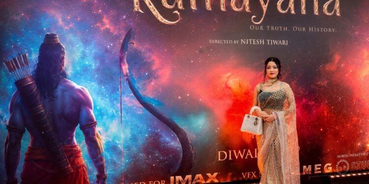 Shanaya Sharma Joins Glittering Guest List at 'Ramayana' Pre-Release Event in New Delhi