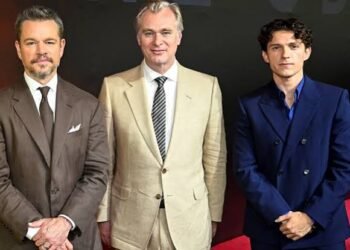 Christopher Nolan, Tom Holland and Matt Damon Attend The Odyssey Premiere in Mumbai