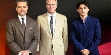 Christopher Nolan, Tom Holland and Matt Damon Attend The Odyssey Premiere in Mumbai