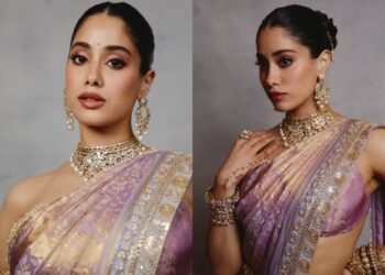 Janhvi Kapoor's Mehendi Detail Catches Fans' Attention at Anshula Kapoor's Wedding Reception