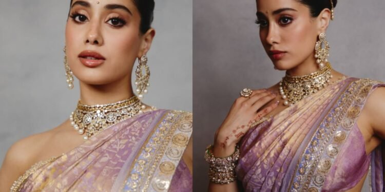 Janhvi Kapoor's Mehendi Detail Catches Fans' Attention at Anshula Kapoor's Wedding Reception